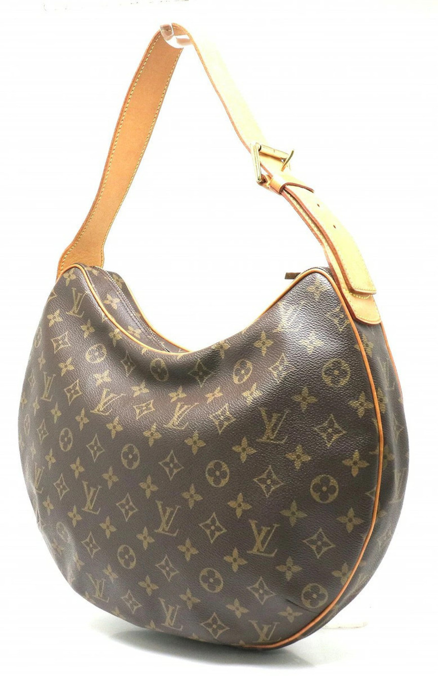 Louis Vuitton Semi Shoulder Shoulder Hobo Bag Croissant s Monogram Brown